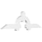 Ekena Millwork Ericson Architectural Grade PVC Gable Bracket, 84"W x 24 1/2"H x 4"D x 6"F, 7/12 Pitch GBP084X25X0406ERI00 - alternate 1